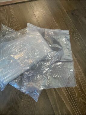 Clear Resealable Plastic freezer/ vacuum sealable food safe Bags - Pack of 70
